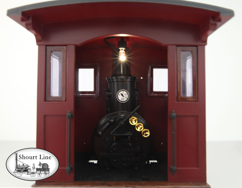 LGB 22771 Porter Steam Loco Lights-Smoke-Decoder insdie cab view